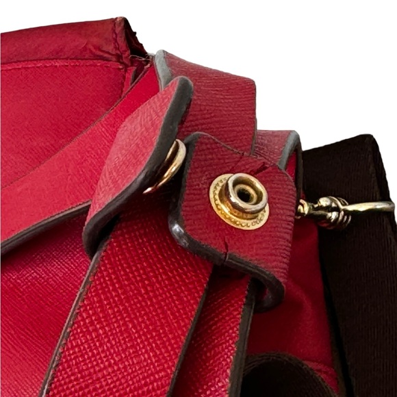 Henri Bendel Jet Setter Convertible Backpack in Red - Picture 7 of 13